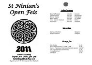 St Ninian's Open Feis view - David Smith School of Irish Dancing