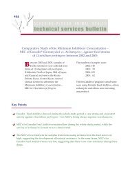 Comparative MIC Enradin vs Avilamycin 2002 - 2005 - Merck Animal ...