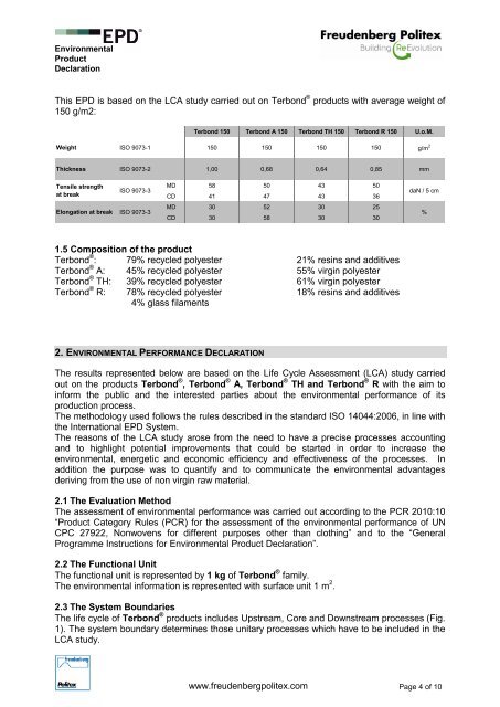 Spunbond reinforcements for bituminous membranes made of ...