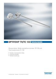 OPTITEMP TR/TC 100