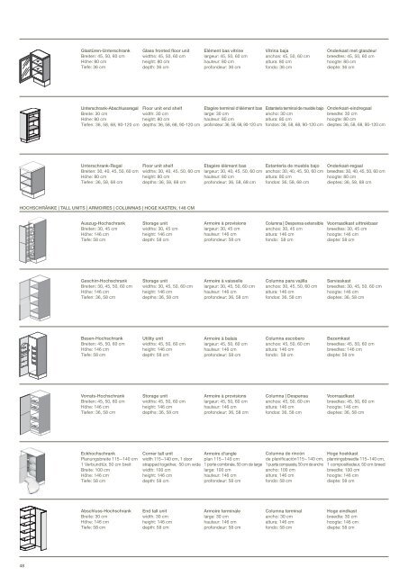 Programme Overview | Sommaire des Programmes 2012