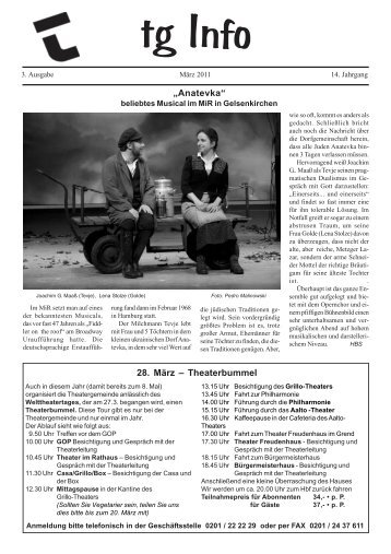 Ausgabe 10-2 - Theatergemeinde Essen