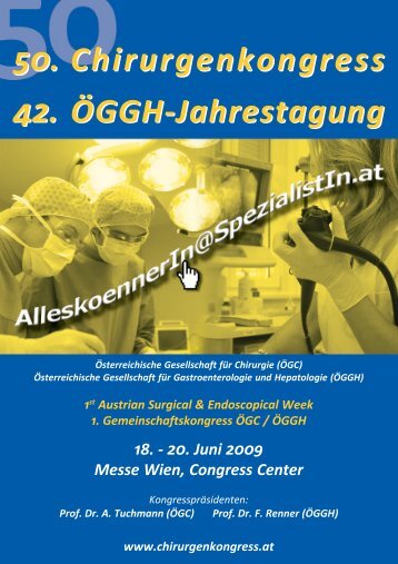 Programm ÖGC-ÖGGH 2009 - 54. Österreichischer ...