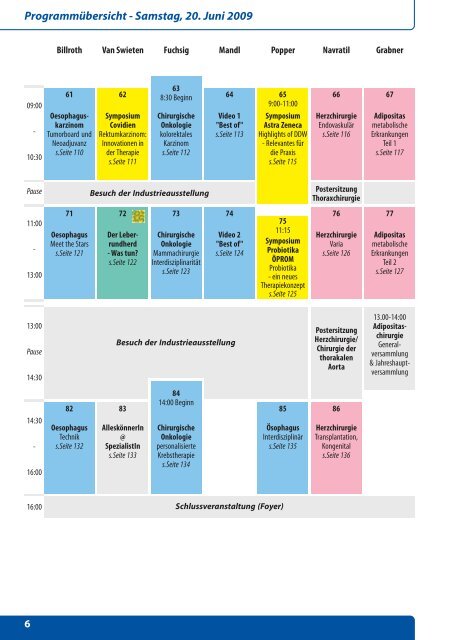 Programm ÖGC-ÖGGH 2009 - 54. Österreichischer ...