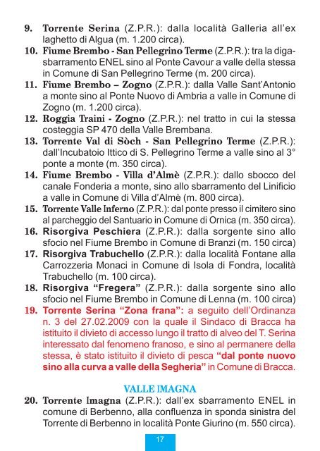 Calendario pesca.pdf - Provincia di Bergamo