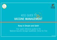 KISS GUIDE to VACCINE MANAGEMENT - General Practice ...