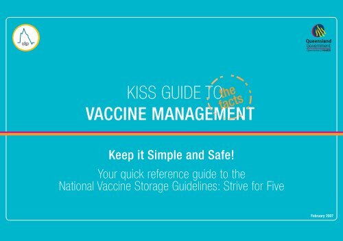 Kiss Guide To Vaccine Management General Practice - 
