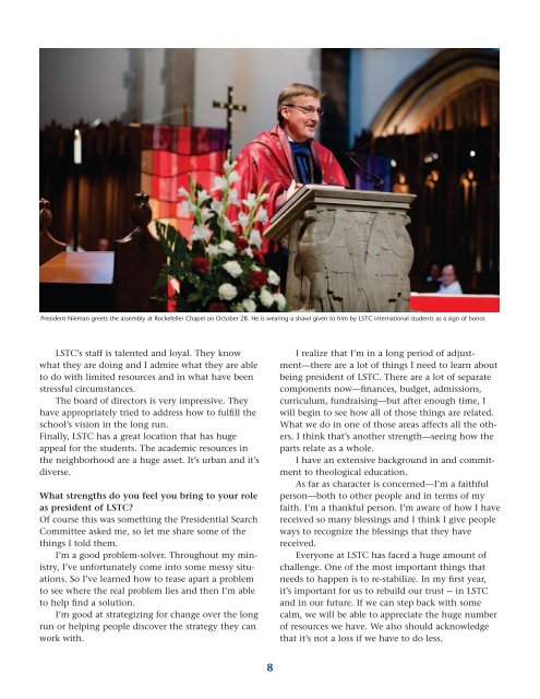 Download the magazine here - Lutheran School of Theology at ...