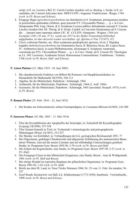 Schriftsteller der Tiroler Franziskanerprovinz - Index of