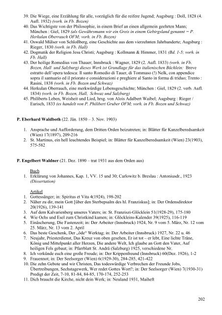 Schriftsteller der Tiroler Franziskanerprovinz - Index of