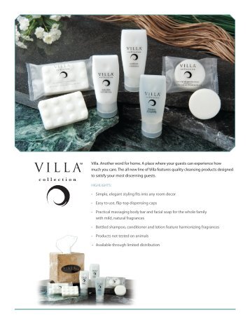VILLA Collection GP&P.pdf - Flexo Products Ltd.
