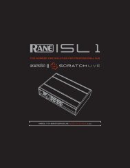 SL 1 Manual for Serato Scratch Live 1.9.2