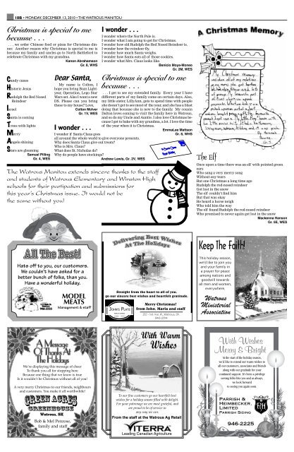 Watrous Christmas issue Dec. 13, 2010.pdf - Watrous Heritage Centre