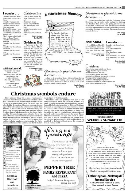 Watrous Christmas issue Dec. 13, 2010.pdf - Watrous Heritage Centre