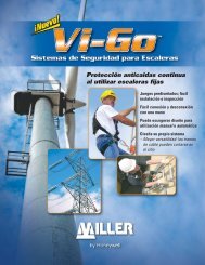 Sistemas de seguridad para escaleras Vi-Go - Miller Fall Protection