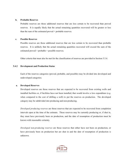 global energy development plc estimated future reserves and ...