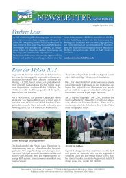 Verehrte Leser, Reise der MoGos 2012 - Golf in Hude e.V.