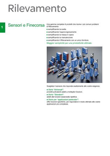 Rilevamento - Schneider Electric