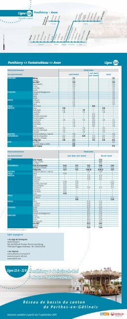 Ligne 22 A - 22 B Ponthierry > Boissise-le-Roi > Avon ... - Vianavigo