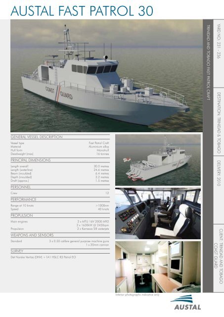 AUSTAL FAST PATROL 30