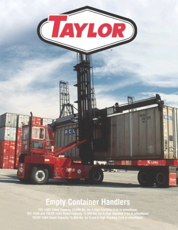 information about Taylor's TEC-150H - Taylor Machine Works