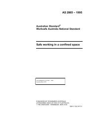 AS 2865 – 1995 Safe working in a confined space - ACT Legislation ...