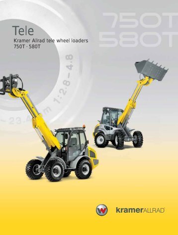 Kramer Allrad tele wheel loaders 750T • 580T - Tool Store