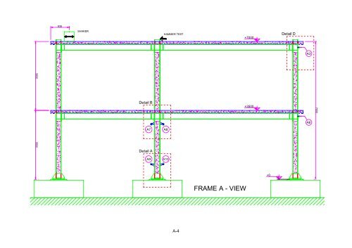 Dynamic characterization of a 3-D full scale steel-concrete ...