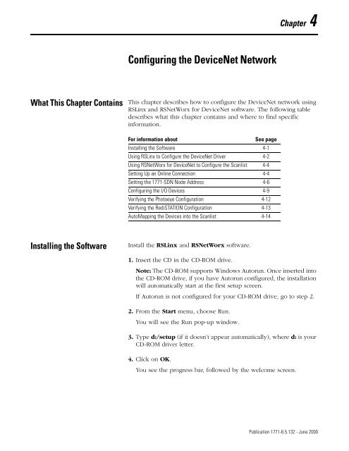 1771-6.5.132, PLC-5 DeviceNet Scanner User Manual