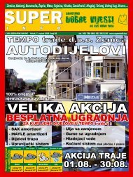 AUTODIJELOVI VELIKA AKCIJA - Superinfo