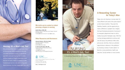 Men Recruiting Brochure v3.qxd - School of Nursing - The University ...