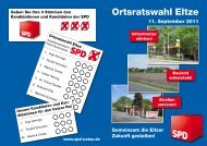 Ortsratswahl Eltze - SPD-Ortsverein Uetze