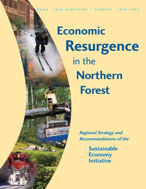 Full Strategy - Economic Resurgence - Northern Forest Center