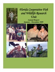 Florida Cooperative Fish and Wildlife Research Unit