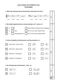 d-junior-testprÃ¼fung theorie - Musikerleistungsabzeichen.de