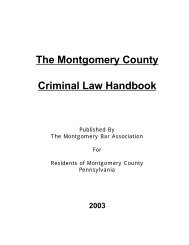 2003 Criminal Defense Handbook - Montgomery Bar Association