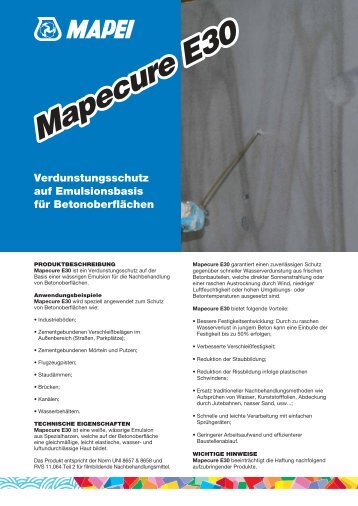 Mapecure E30 - Crocispa.it