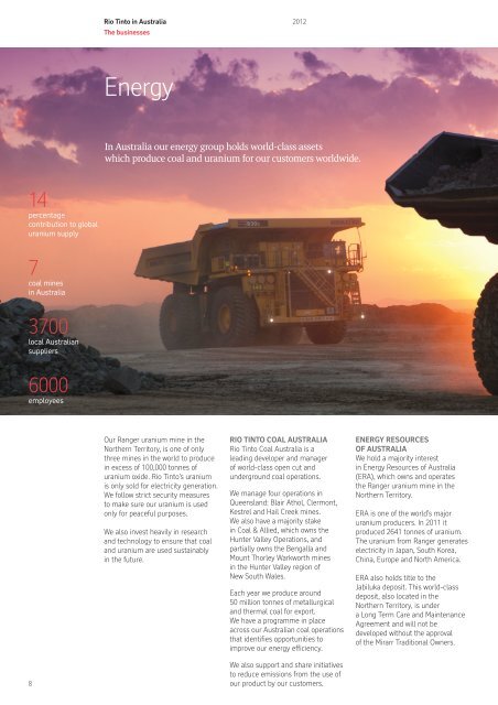 Rio Tinto in Australia - PageSuite