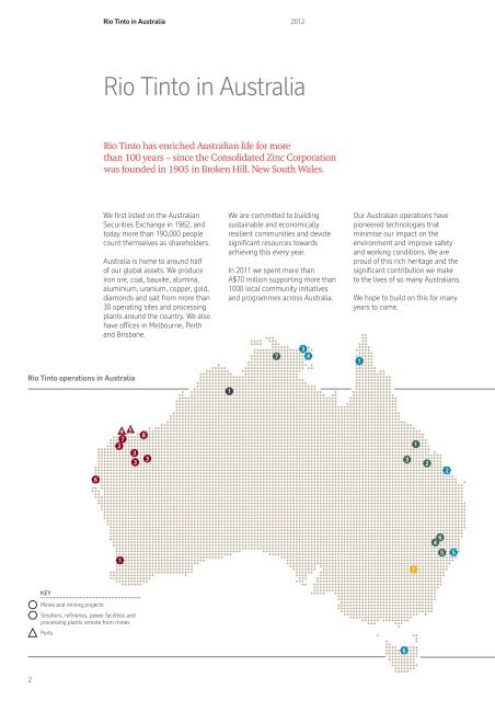 Rio Tinto in Australia - PageSuite