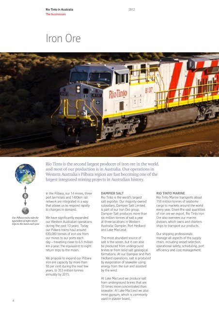 Rio Tinto in Australia - PageSuite