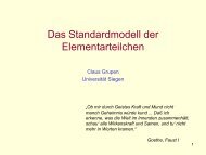 Das Standardmodell der Elementarteilchen