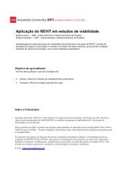 Aplicação do REVIT em estudos de viabilidade. - Autodesk .