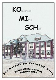 Zu guter Letzt … in eigener Sache - Grundschule Kohlscheid-Mitte