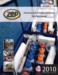 Cleaning & Sanitation Industry Test Kit Listing - Tedjgross.com ...