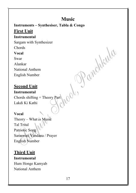 Syllabus 2013 â 14 Class 2