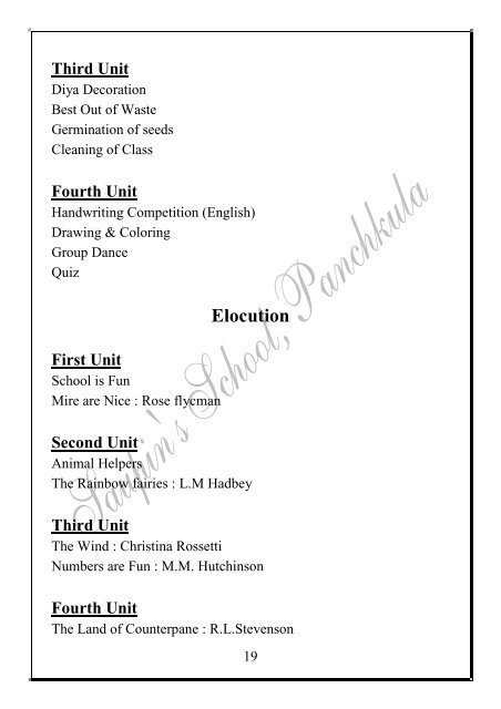 Syllabus 2013 â 14 Class 2