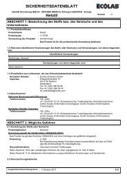 SICHERHEITSDATENBLATT Helotil - Ecolab (Schweiz)