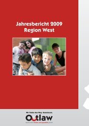 Jahresbericht 2009 Region West - OUTLAW gGmbH