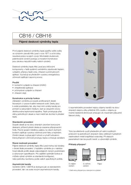 CB16 / CBH16 - Alfa Laval