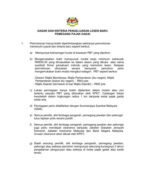 Borang B Jabatan Insolvensi